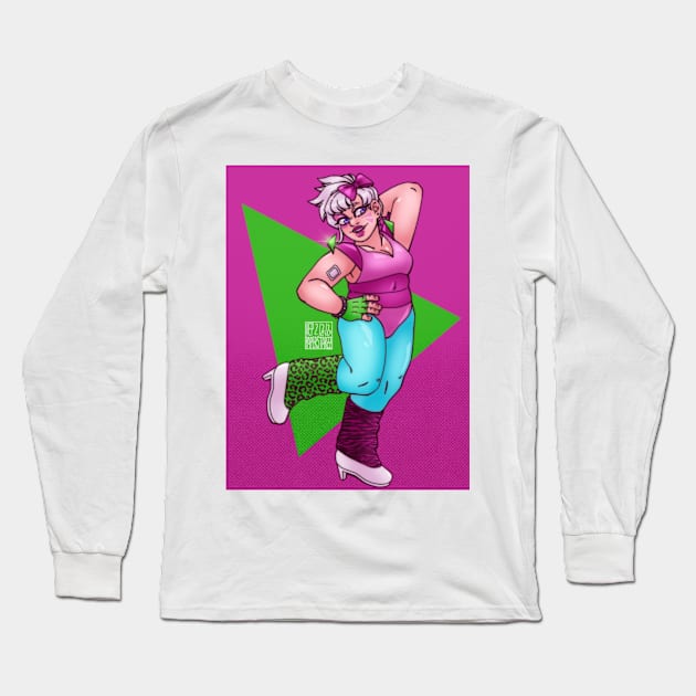 Glam Queen Long Sleeve T-Shirt by paperstarzz